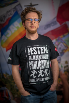 T-shirt męski - Chuligan