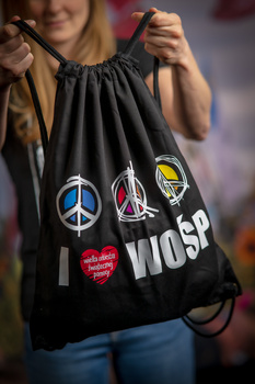 Plecak - worek I LOVE WOŚP