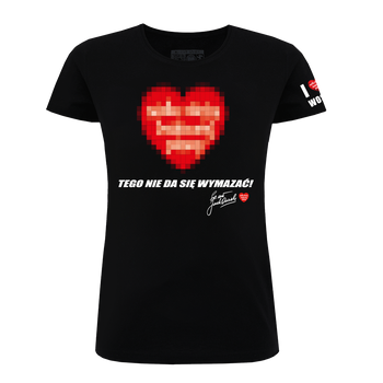 T-shirt damski Tego nie da się wymazać (duże)