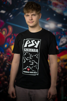 T-shirt męski - Psy szczekają