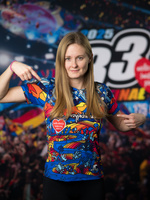 T-shirt sportowy damski 33. Finał - Niebieski